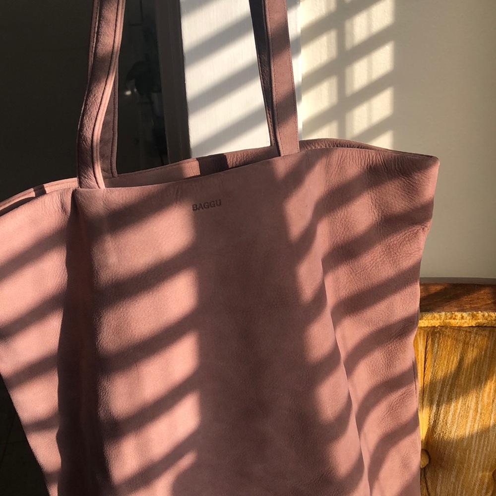 Baggu Basic Tote Suede Taro Nubuck